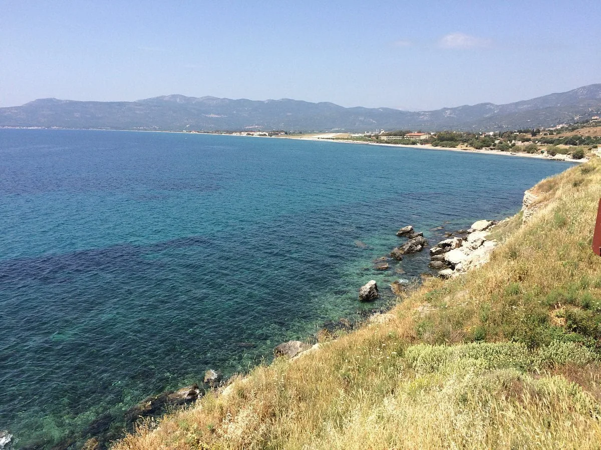 Plaz Pithagoriou beach watersports, North-Aegean, Greece