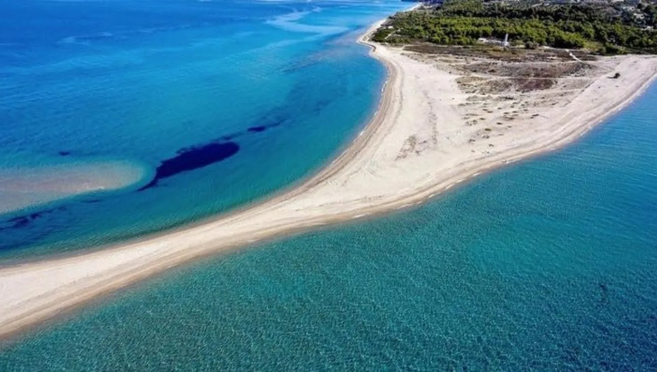 Posidi West Beach beach watersports, Central-Macedonia, Greece