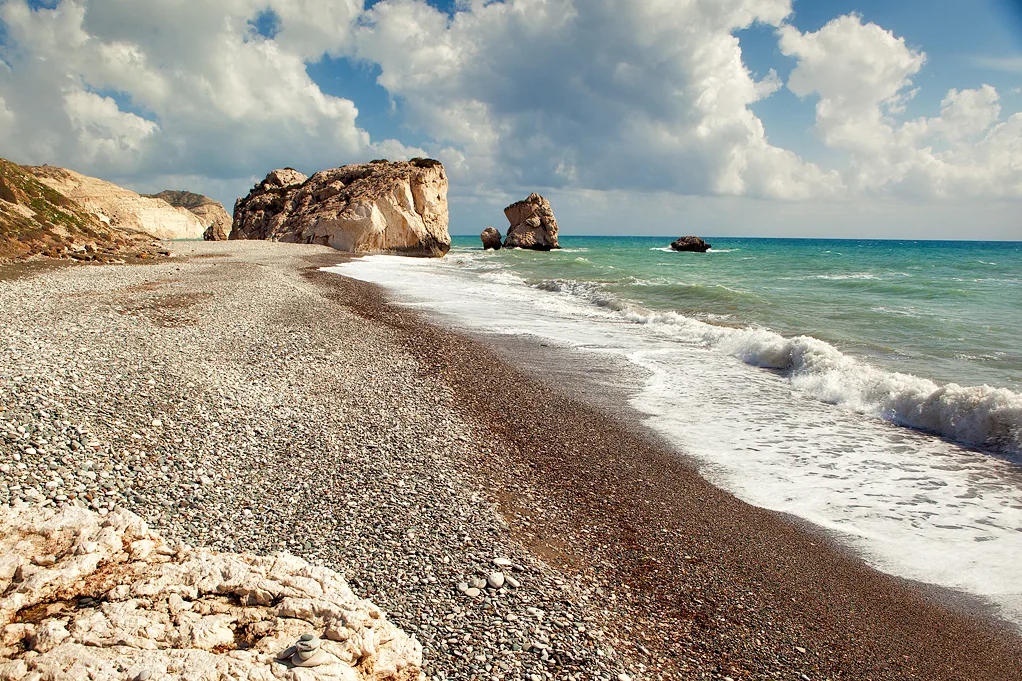 Petra tou Romiou (Aphrodite Beach) beach watersports, Paphos, Cyprus