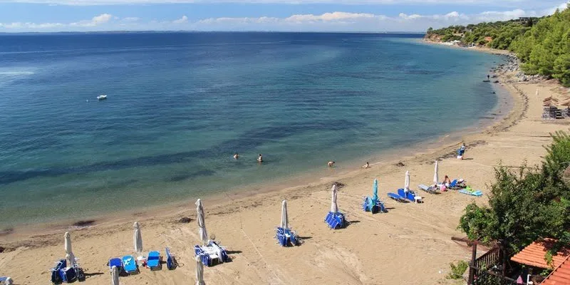 Psakoudia beach watersports, Central-Macedonia, Greece
