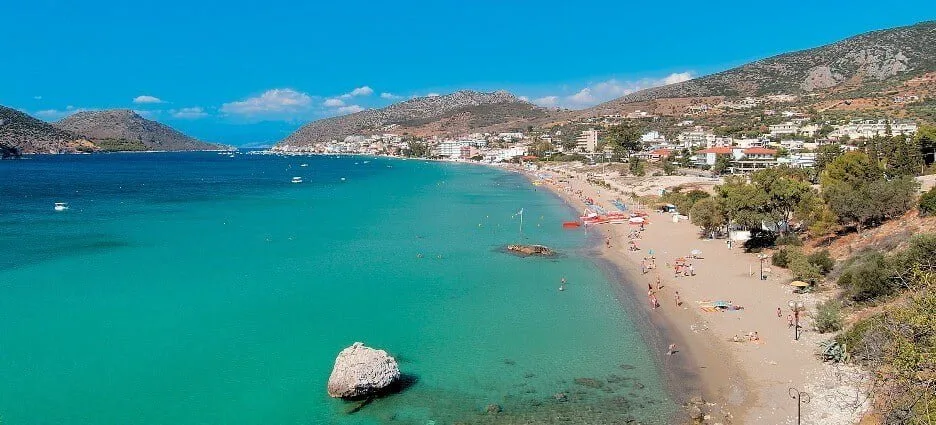 Psili Ammos (Tolo) beach watersports, Peloponnese, Greece