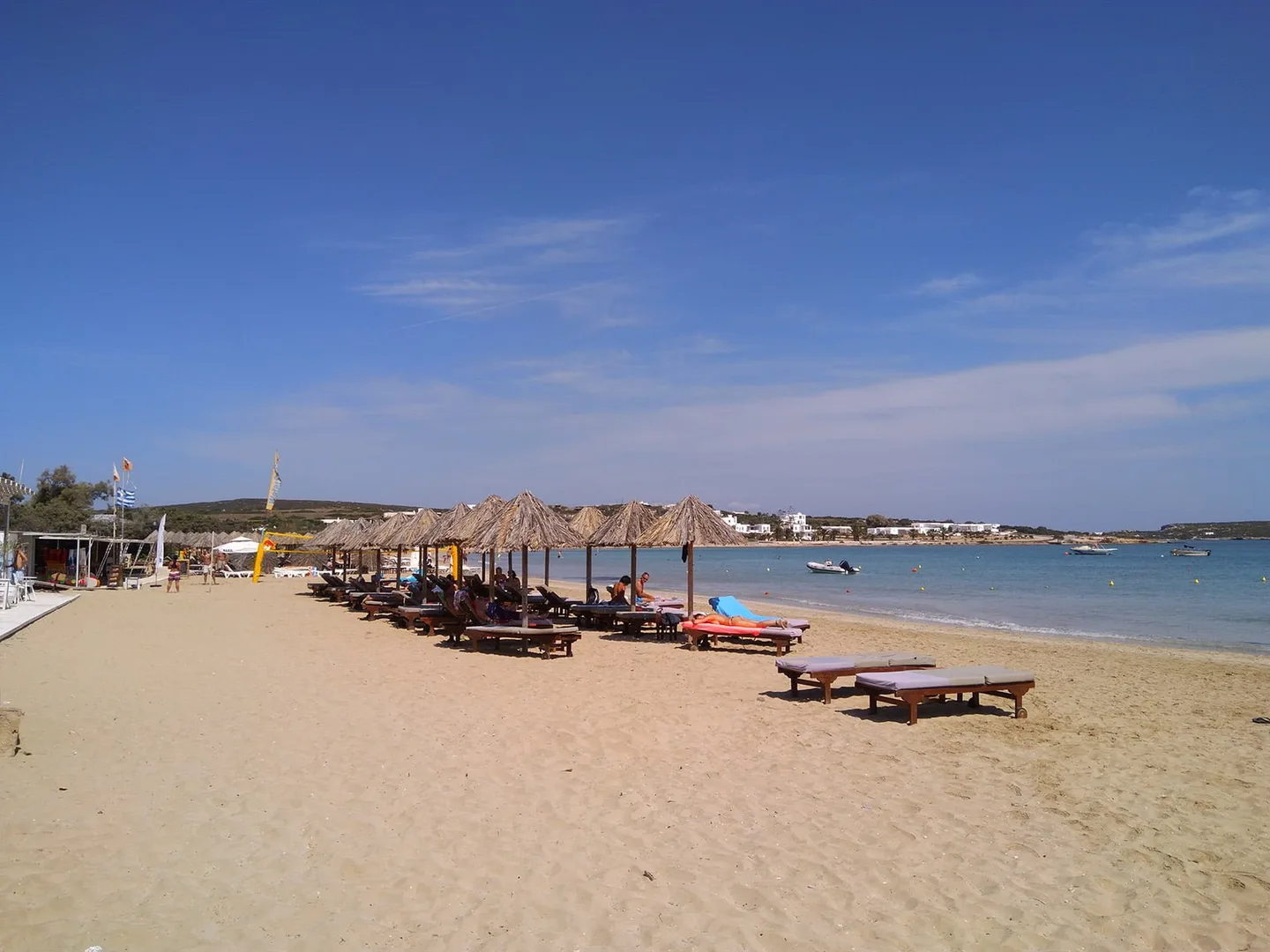 Santa Maria Naousas Parou beach watersports, South-Aegean, Greece
