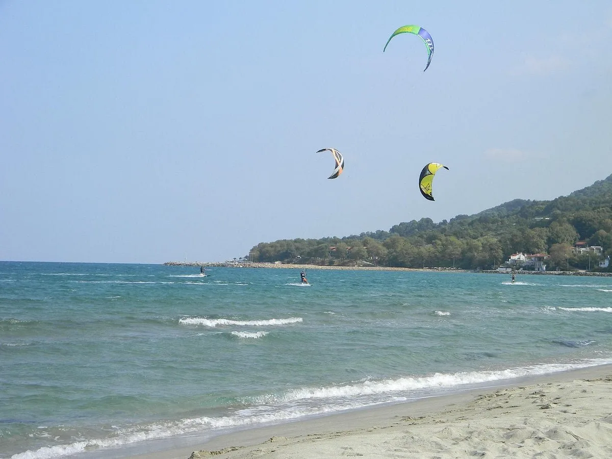 Stomio, Agios Andreas beach watersports, Crete, Greece
