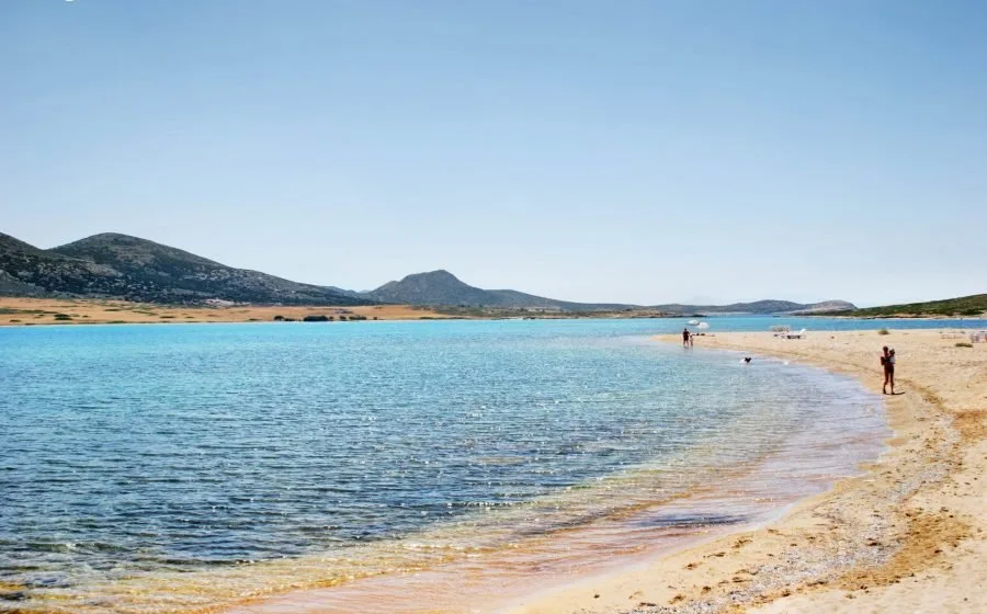 Vathis Volos Agiou Georgiou Antiparou beach watersports, South-Aegean, Greece