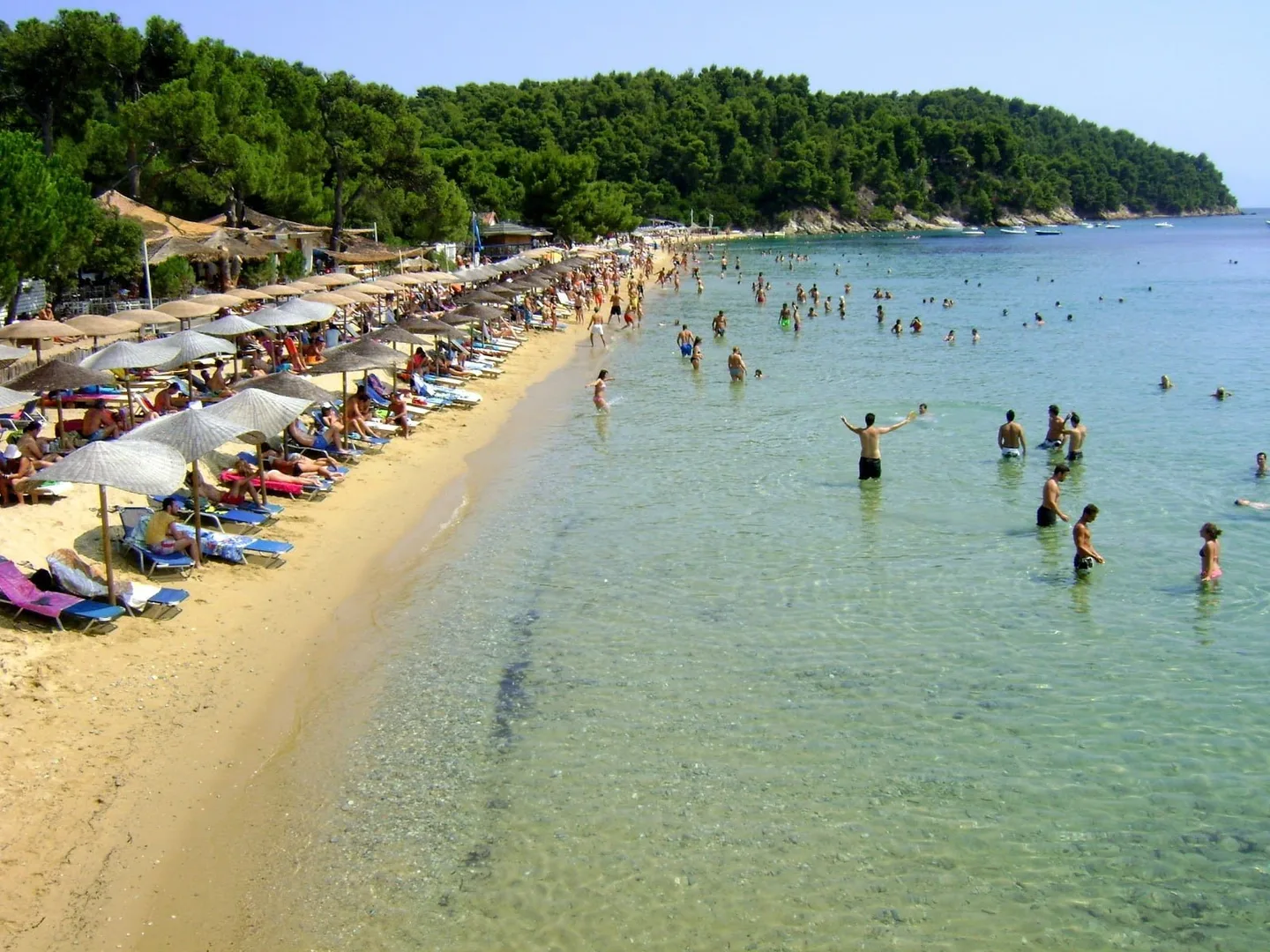 Vromolimnos beach watersports, Thessaly, Greece