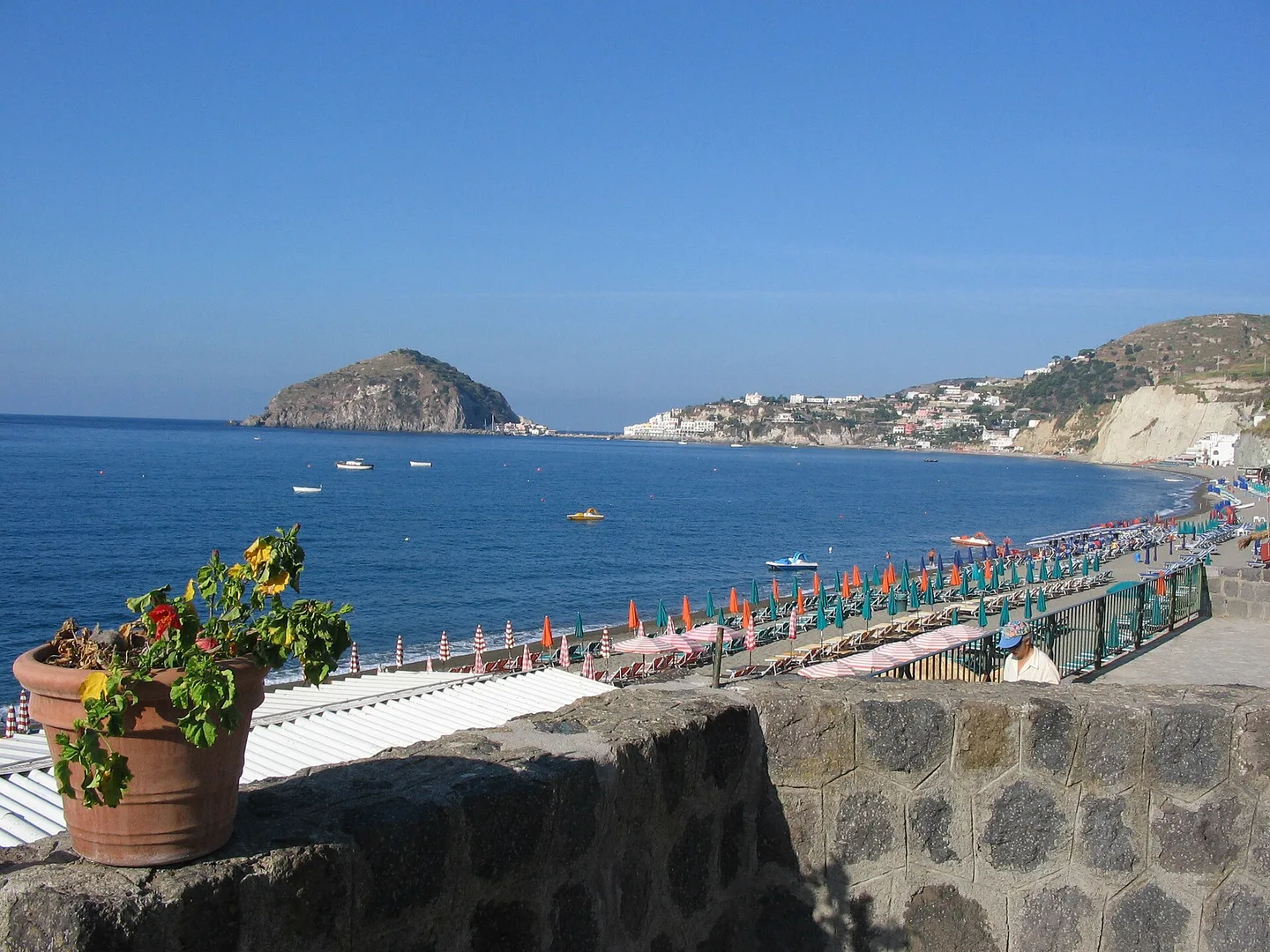 Maronti Beach (Ischia) beach watersports, Campania, Italy