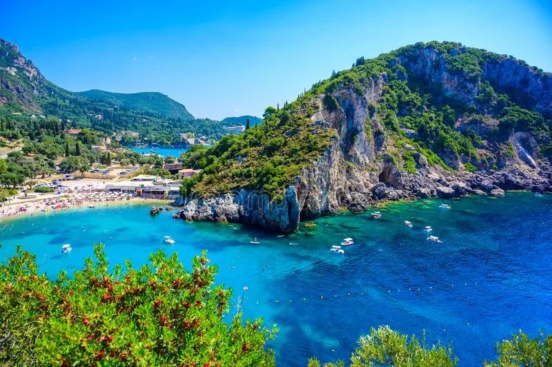 Agios Spiridon Paleokastritsas beach watersports, Ionian-Islands, Greece