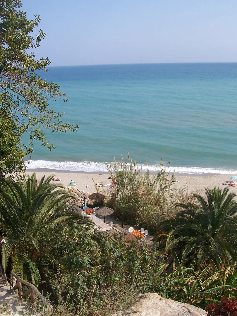 Playa de Burriana (Nerja) beach watersports, Andalusia, Spain