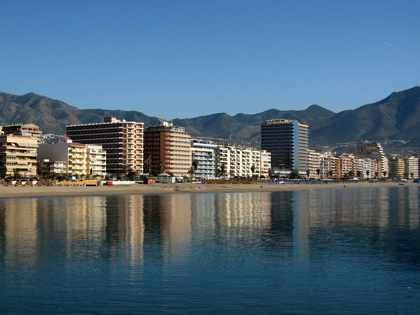 Los Boliches (Fuengirola) beach watersports, Andalusia, Spain