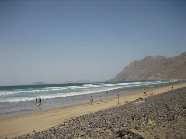 Playa de Famara beach watersports, Lanzarote, Spain