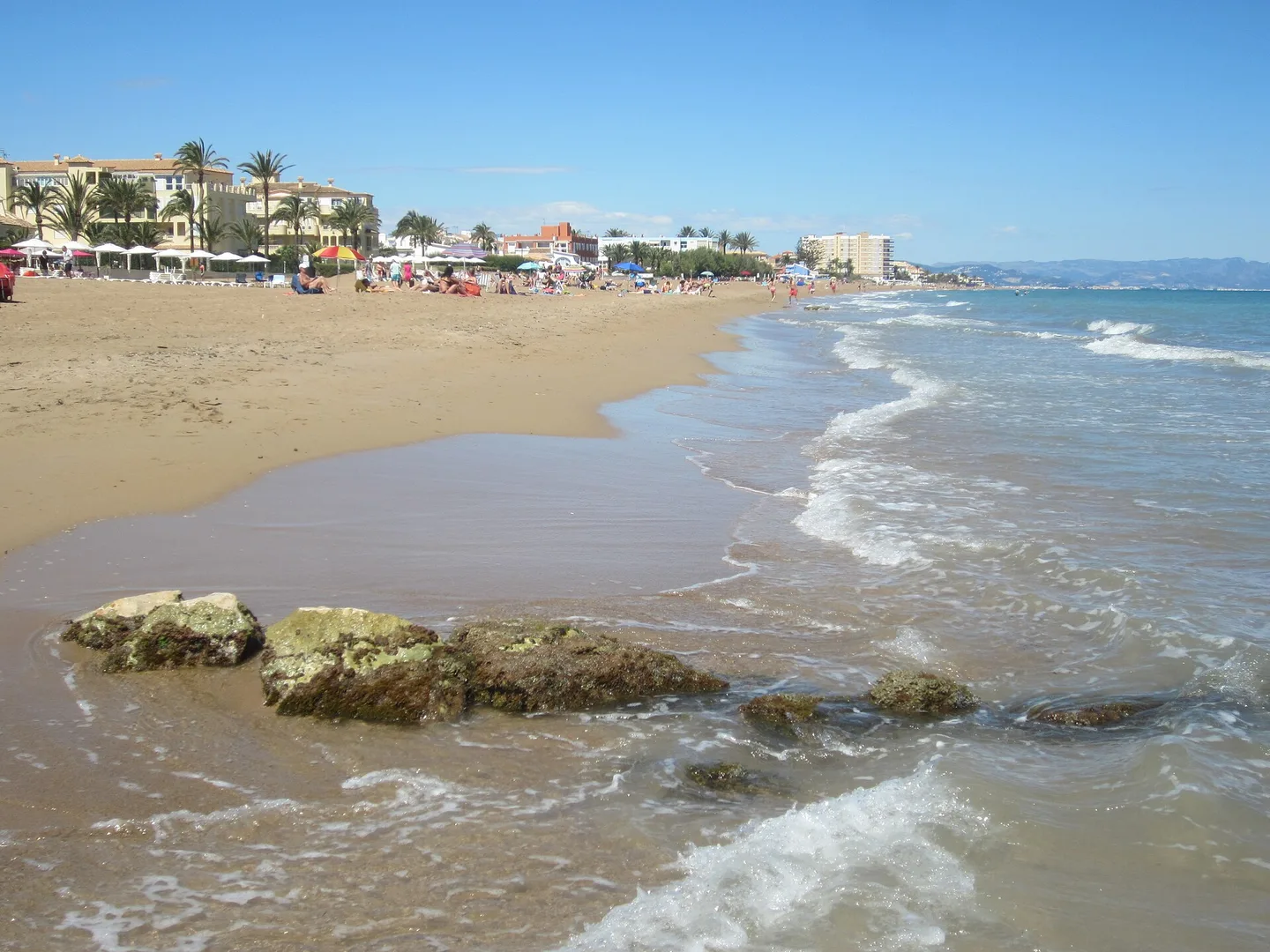 Playa de Las Marinas (Dénia) beach watersports, Valencia, Spain